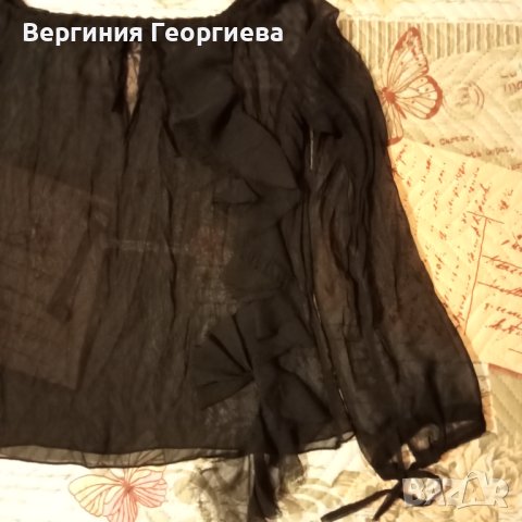 Прозрачна блуза , снимка 3 - Ризи - 42659252