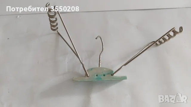 Стара метална закачалка за поли, снимка 3 - Антикварни и старинни предмети - 50090068