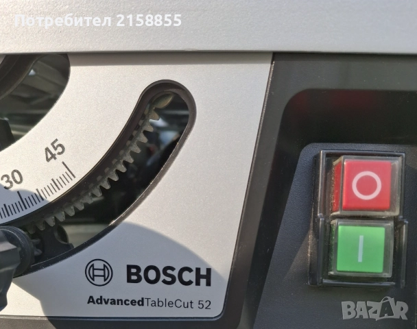 Стационарен циркуляр Bosch AdvancedTableCut 52, 550W, снимка 2 - Други инструменти - 52144679
