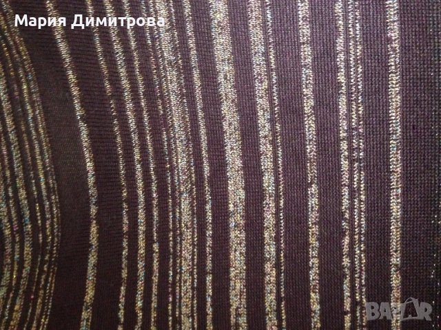 Красива рокля с бляскави асиметрични раета, снимка 6 - Рокли - 39193320