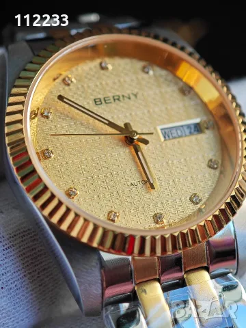 BERNY-Men Automatic Dress Watch - MIYOTA 8205 AUTOMATIC, снимка 2 - Мъжки - 55829322