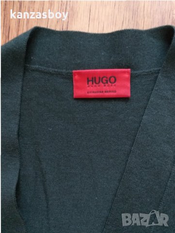 hugo boss exstrafine merino - страхотен мъжки пуловер КАТО НОВ, снимка 6 - Пуловери - 35505456