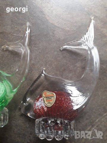 Joska двуцветен кристал фигура на риба   21/1, снимка 2 - Декорация за дома - 34400129