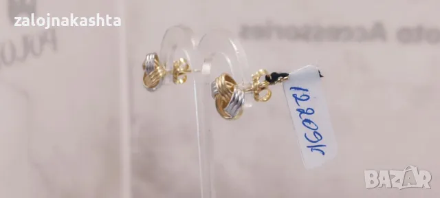 Нови Златни обеци-2,94гр/14кр, снимка 5 - Обеци - 48367059