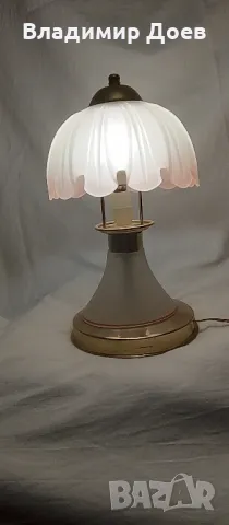 Старинна нощна лампа, снимка 5 - Настолни лампи - 50433332