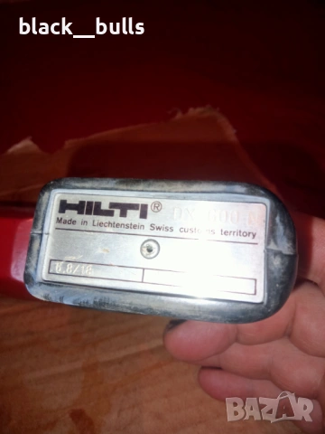 Монтажен пистолет HILTI DX 600 N , снимка 5 - Други инструменти - 53154437
