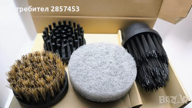 Оригинален HOTO Grip акумулаторна четка – 400 rpm, IPX7, снимка 6 - Мопове, кофи, четки и метли - 55768978