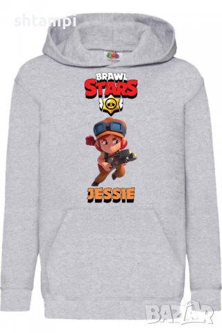 Детски Суитчър/Суитшърт Jessie 2,Brawl Stars,Игра,Подарък,Изненада,Забавление,Рожден Ден, снимка 2 - Детски анцузи и суичери - 38314571