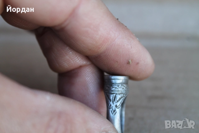 Сребърен Турски пръстен, снимка 9 - Антикварни и старинни предмети - 52367318