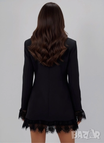 Дамско сако с дантела тип блейзър , снимка 7 - Сака - 52825391