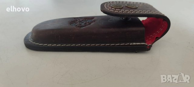 Кожен калъф за джобно ножче №4, снимка 7 - Оборудване и аксесоари за оръжия - 25675544