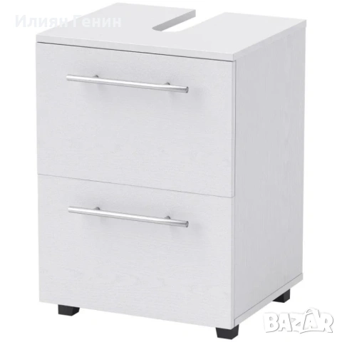 Шкаф за баня HOMCOM, шкаф за мивка , снимка 10 - Шкафове - 54095597