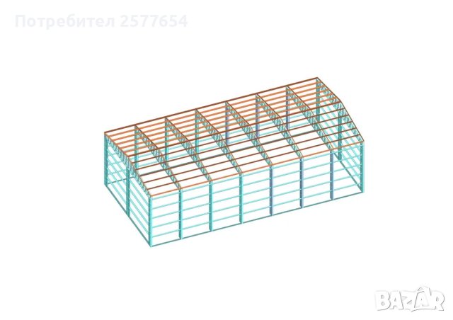 ЛИЗИНГ - Халета, Хале, Магазини, Магазин, Складове 200м2-10м х 20м х 5 , снимка 11 - Строителни материали - 44210887