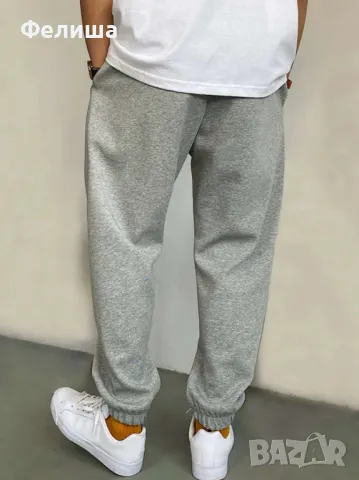  	Спортно Мъжко Долнище с Изчистен Дизайн в Сив Цвят , снимка 2 - Спортни дрехи, екипи - 50207273