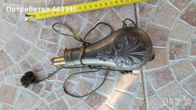 Барутница 10, пушка, пищов, пистолет, снимка 2 - Антикварни и старинни предмети - 53262139