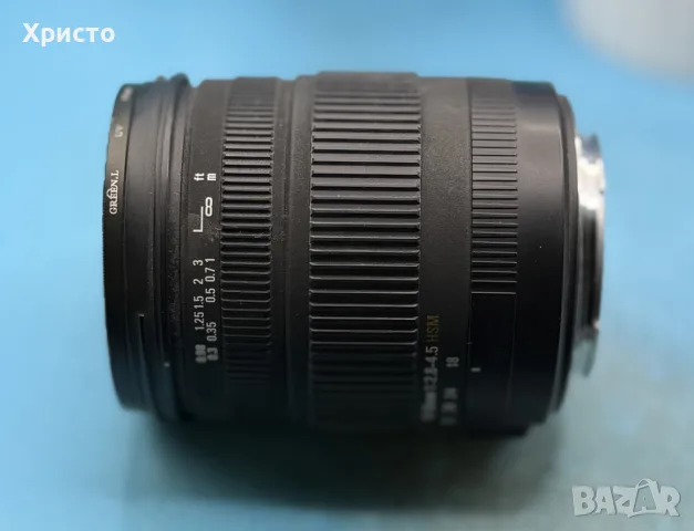 Обектив Sigma 18-50mm F2.8-4.5 DC OS HSM за Canon EF – APS-C, Optical Stabilizer, снимка 7 - Обективи и филтри - 55808521
