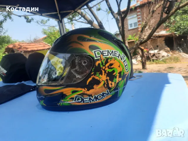 Мото каска DEMON  размер XL, снимка 3 - Аксесоари и консумативи - 56223238