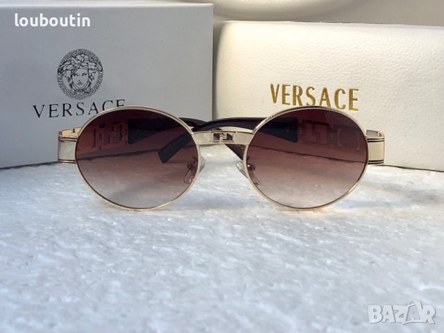 -25 % разпродажба Versace 2022 дамски слънчеви очила мъжки унисекс овални кръгли, снимка 5 - Слънчеви и диоптрични очила - 38685555