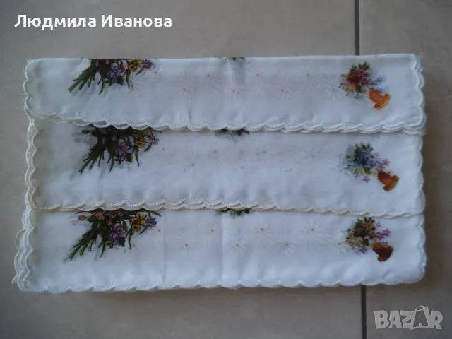 Родопско одеяло, покривки от ленена панама, снимка 8 - Покривки за маси - 56300408