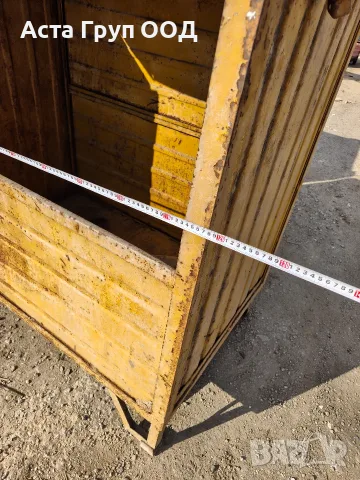 продавам метални сандъци,палети , снимка 3 - Стелажи и щандове - 56136355