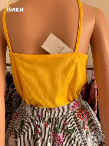 Жълт потник в размер Л, снимка 7 - Потници - 40745359