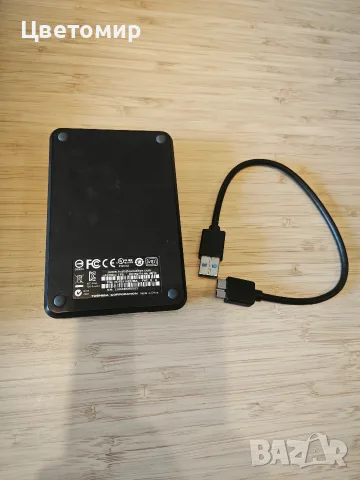 Външен хард диск Toshiba 1TB 2.5" USB3.0 / 100% Health / Работил е 8 дни, снимка 2 - Външни хард дискове - 56172000