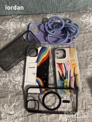 Гръб -Лот от 5 броя-Айфон 15, снимка 6 - Калъфи, кейсове - 52674062