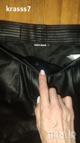 кожени панталонки Tally Weill, снимка 2 - Къси панталони и бермуди - 52585659