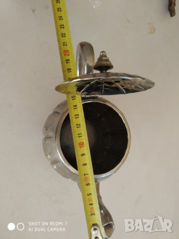 стар метален чайник, снимка 5 - Други ценни предмети - 37483485