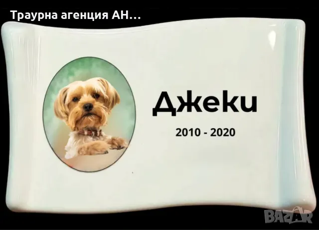 порцеланови снимки за хората и животните , снимка 6 - Траурни и погребални услуги - 50267306