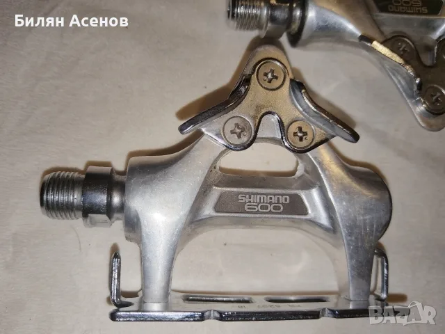Ретро педали Shinano 600, снимка 4 - Части за велосипеди - 56184980