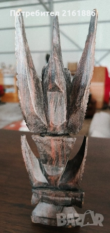 Дървена статуетка , снимка 4 - Декорация за дома - 54056432
