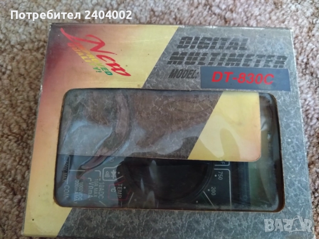 Цифров мултиметър модел DT-830C, снимка 2 - Друга електроника - 52456831