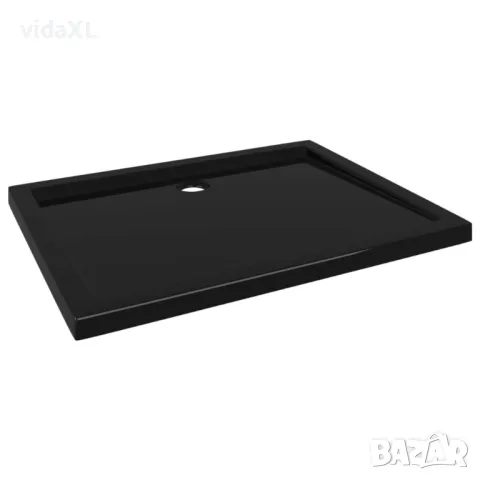 vidaXL Правоъгълно ABS душ корито, черно, 70x90 см(SKU:148911, снимка 1 - Други стоки за дома - 47873217