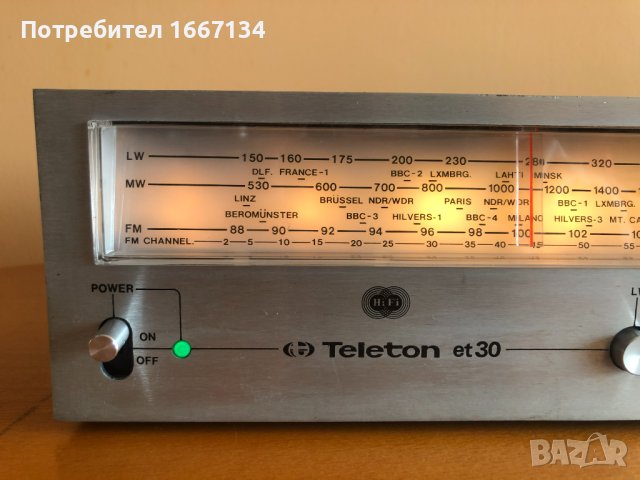 TELETON ET-30, снимка 2 - Аудиосистеми - 44397381