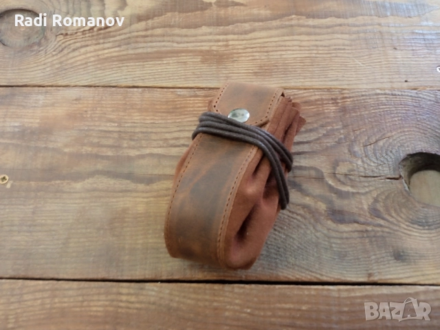 Кожена торбичка, снимка 5 - Оборудване и аксесоари за оръжия - 52086147