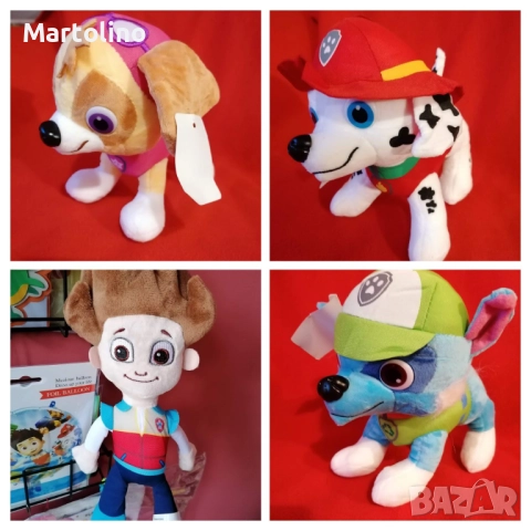 Плюшена играчка пес патрул, снимка 5 - Плюшени играчки - 52850775