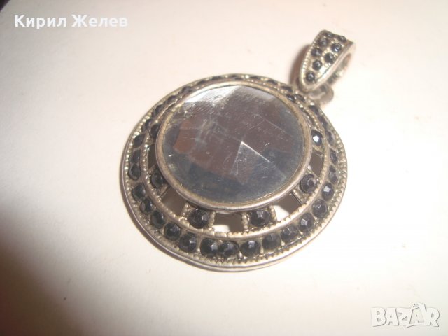 ВИНТИДЖ СКЪПОЦЕНЕН АРТ МЕДАЛЬОН 1557, снимка 8 - Колиета, медальони, синджири - 30568708