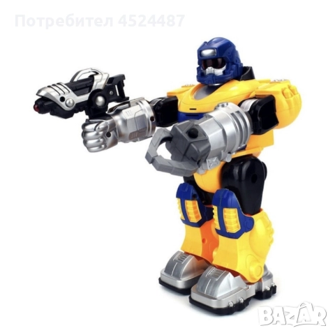 Интерактивна играчка робот Андроид – Светлини, звуци и екшън, снимка 10 - Други - 51662429