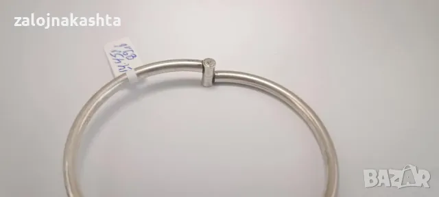 Сребърна гривна-14,45гр/925, снимка 5 - Гривни - 49621014