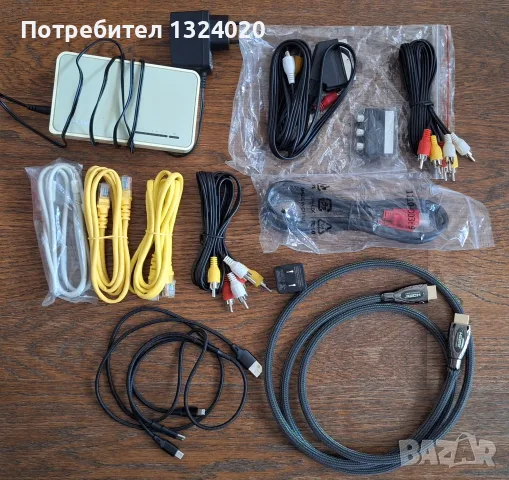 Лот кабели HDMI използван рутер чинчета и др за 5€