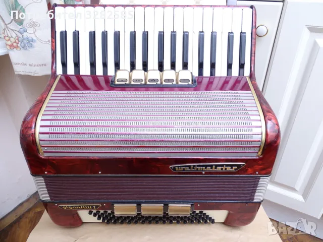 Акордеон Велтмайстер Гигантили 80 баса, снимка 2 - Акордеони - 48663788
