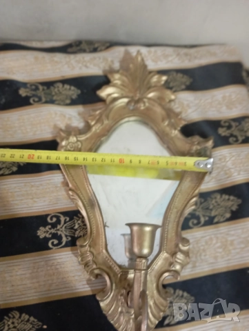 Винтидж свещници за стена комплект, снимка 4 - Други ценни предмети - 52342052