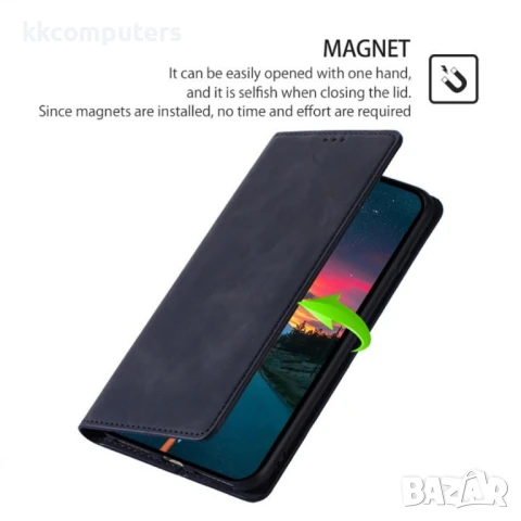 OPPO Reno11 F 5G Magnetic Кожен Калъф и Протектор, снимка 8 - Калъфи, кейсове - 51362460