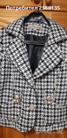 Сако фешън модел в "пипит" и множество декорации!НОВО!р/р М          , снимка 2 - Сака - 39394425