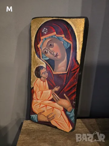 Стара голяма икона Богородица 