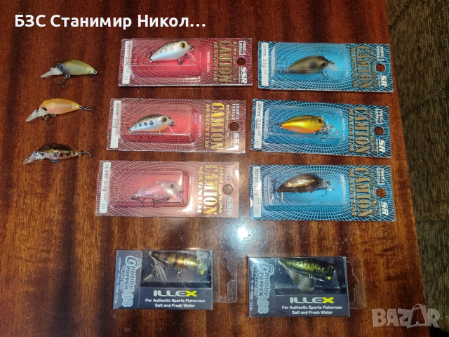 Воблери Smith Camion SR,SSR, Magnum SSR,Smith Still,Megabass,щурци,кутии,Shimano Vanquish C3000MHG., снимка 2 - Такъми - 53208716