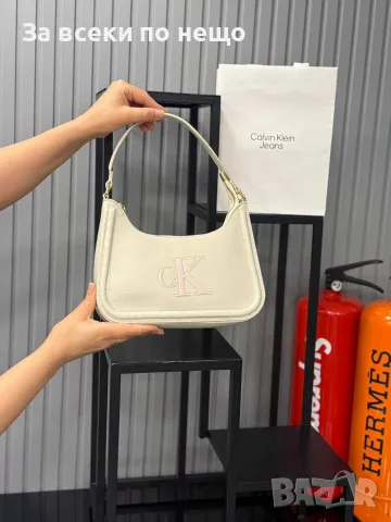 Calvin Klein Дамска Компактна Елегантна Чанта За Рамо Келвин Клайн - Различни Цветове Код SEM-205, снимка 6 - Чанти - 55774006