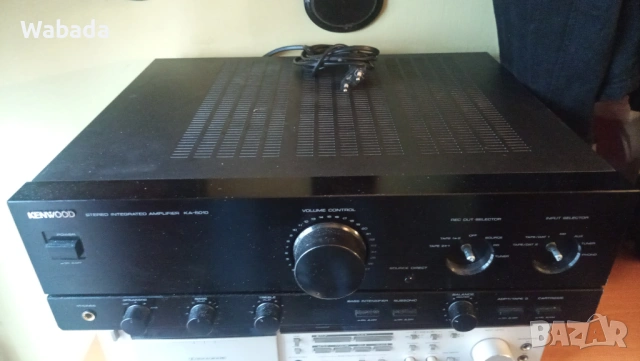 Работещ усилвател Kenwood KA-5010 със забележки 2x80W 8Ohm (модел 1989-90), снимка 11 - Ресийвъри, усилватели, смесителни пултове - 53890651