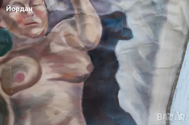 Рисунка масло върху платно, снимка 4 - Картини - 48297189